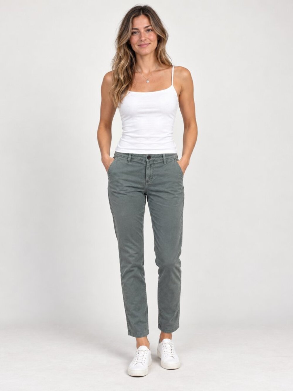 Gap Girlfriend Chino Pants Sage Green Size 00